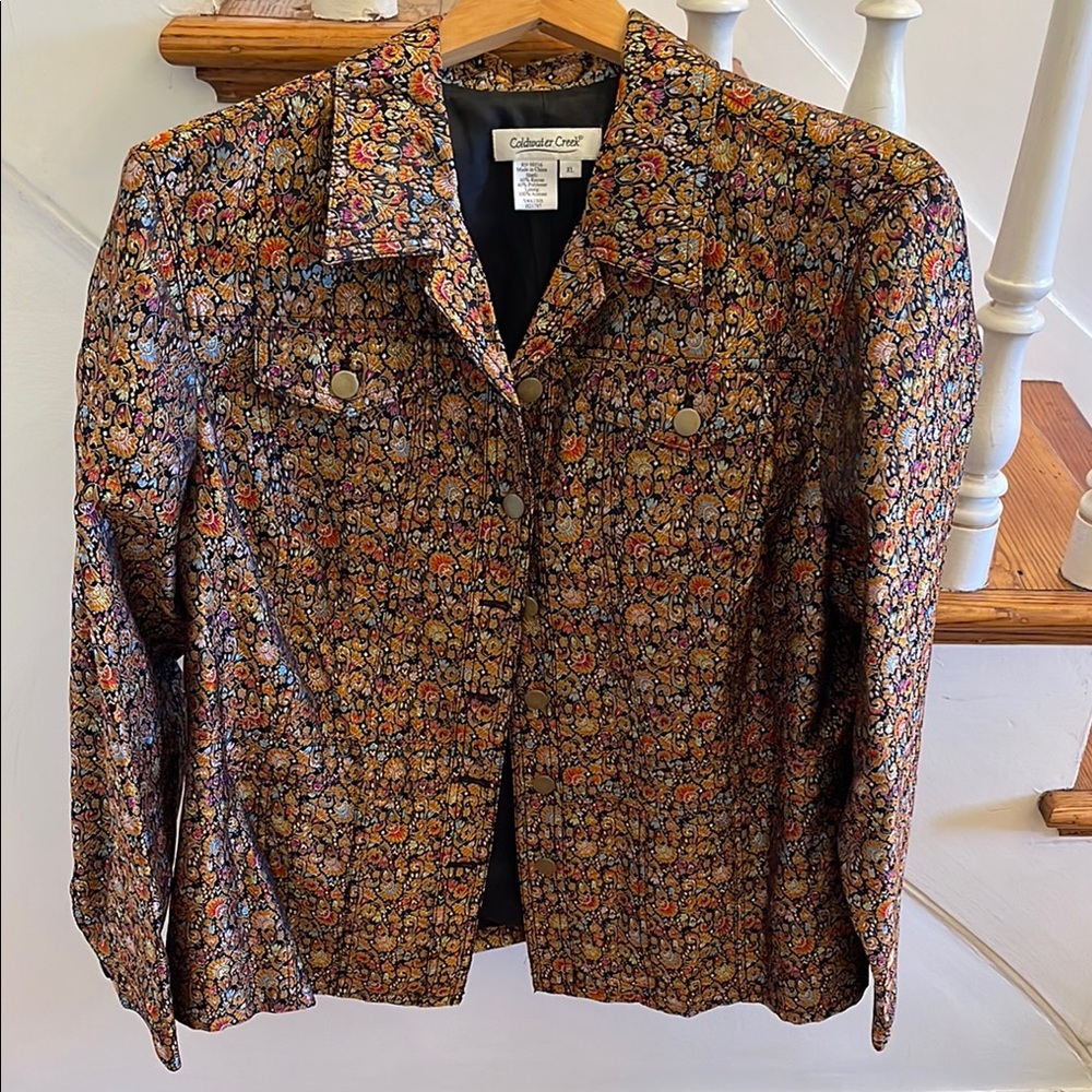 Coldwater Creek Multicolor,
Floral  Women's Jacket